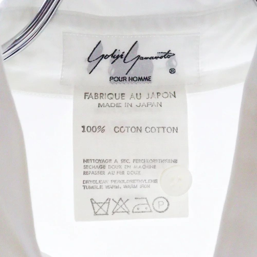 Yohji Yamamoto Yohji Yamamoto POUR HOMME // 87SS Archive broadcloth shirt Size US XXL / EU 58 / 5 - 7 Thumbnail