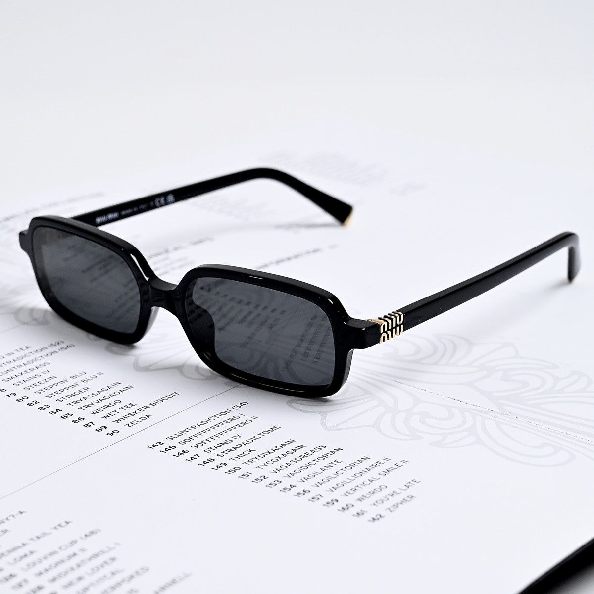 Miu Miu MIU MIU 0MU 11ZS SUNGLASSES Size ONE SIZE - 2 Thumbnail