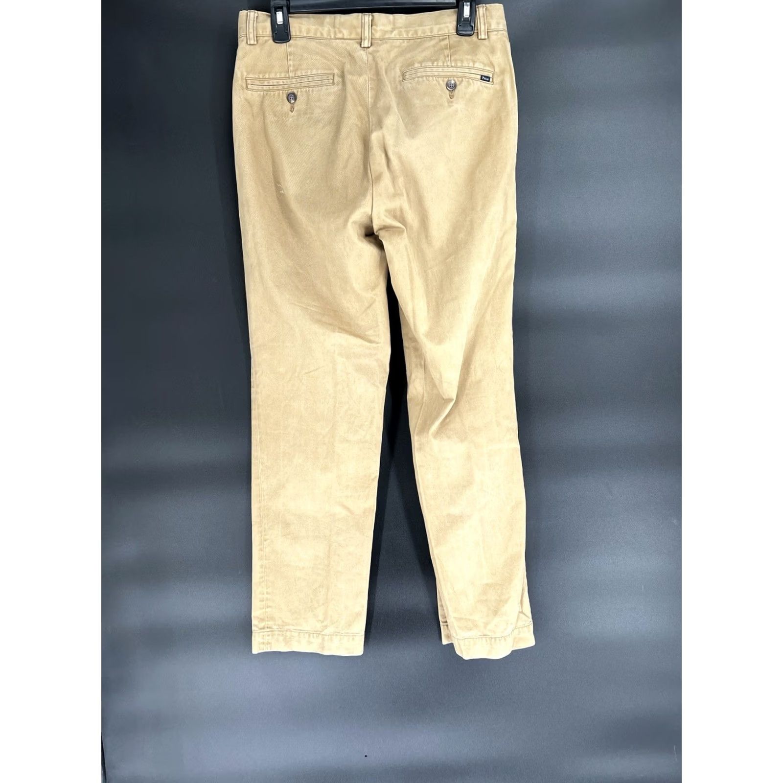 Polo Ralph Lauren Polo Ralph Lauren Chino Pants Men's Beige Cotton Twill Flat Front Straight Leg 32x30 Regular Fit Size US XS / EU 42 / 0 - 2 Thumbnail