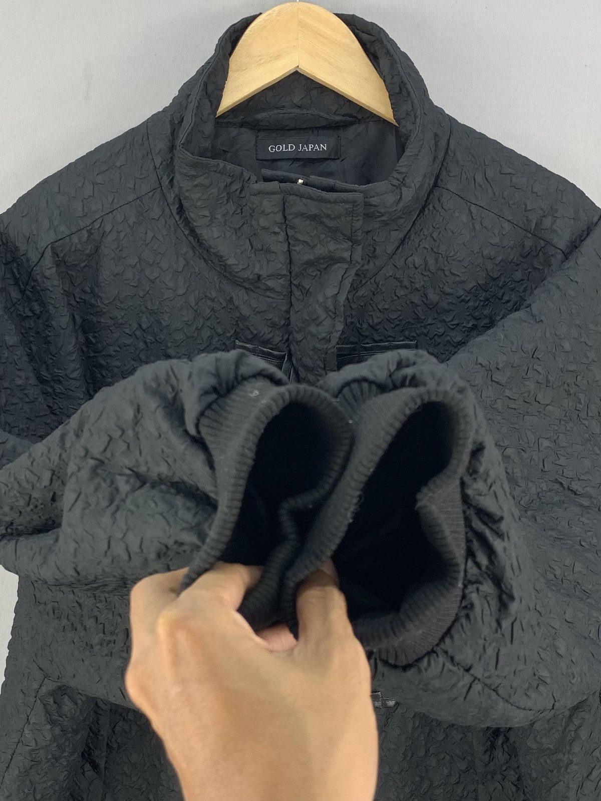 Japanese Brand Gold Japan Yohji Style Oversize Jacket Size US XXL / EU 58 / 5 - 7 Thumbnail