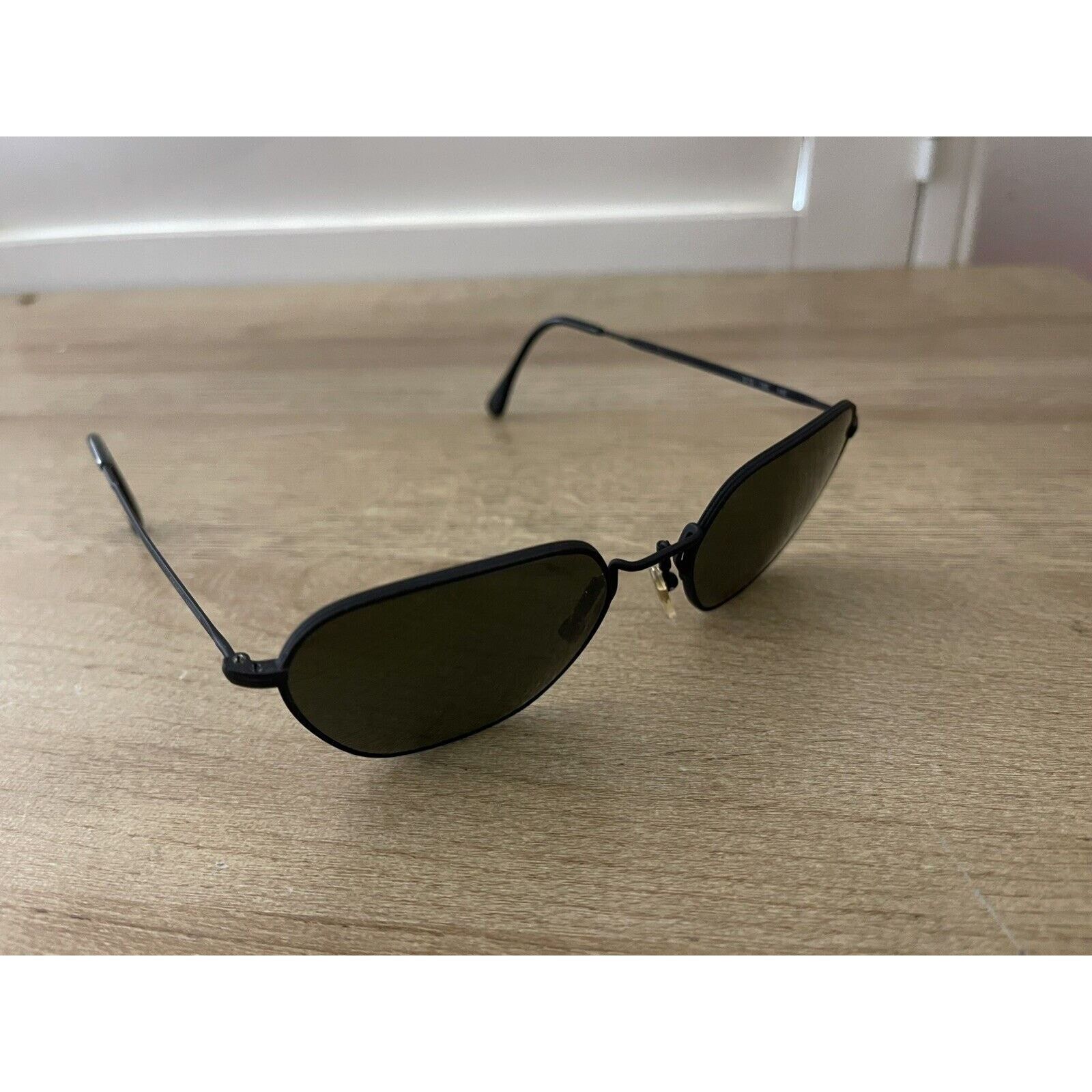 Giorgio Armani Vintage Giorgio Armani 619 706 Large 140 Green Lenses 90s Size ONE SIZE - 2 Thumbnail