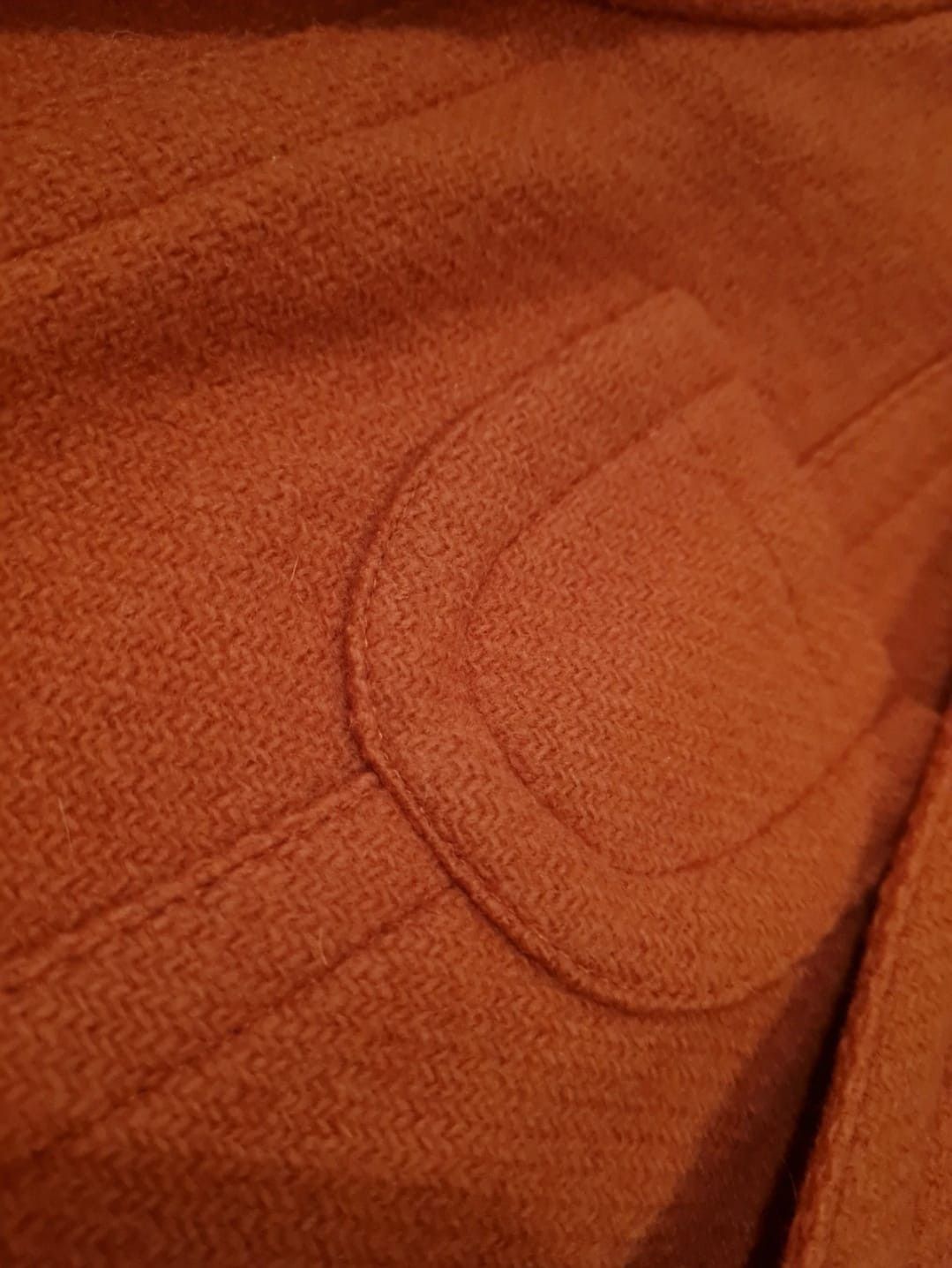 Calvin Klein Vintage 2000s Custom CK Wool & Silk Blazer in Bold Tangerine Size M / US 6-8 / IT 42-44 - 6 Thumbnail
