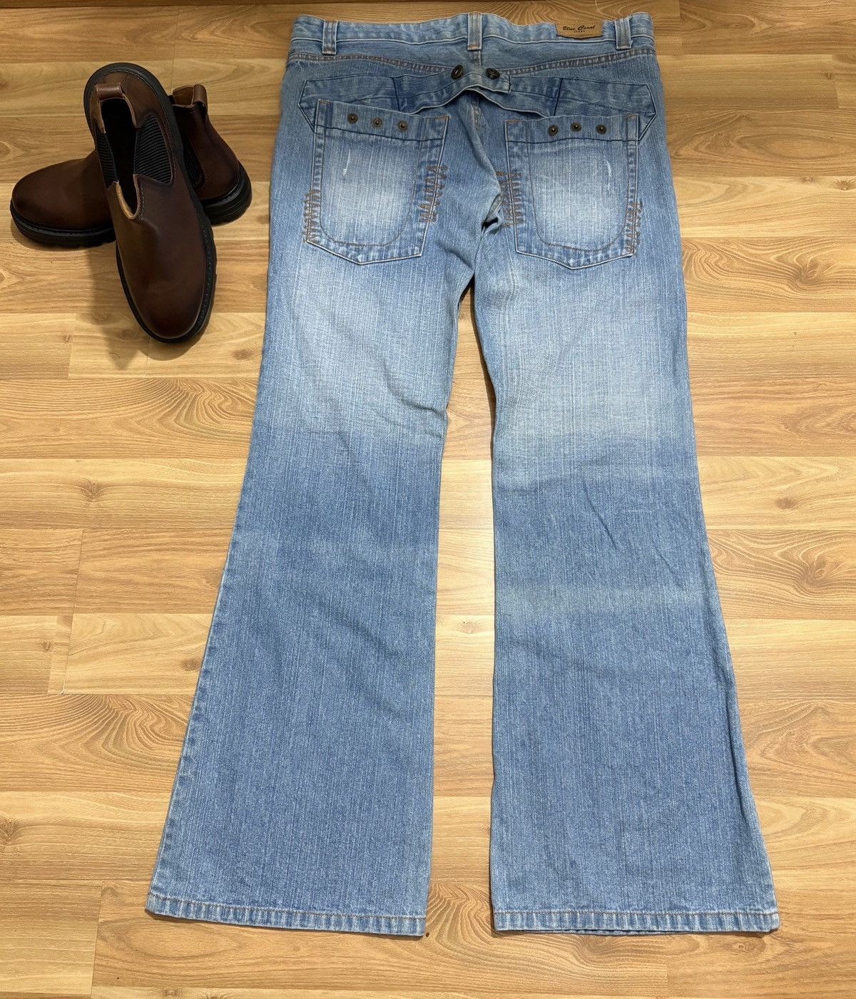 Japanese Brand VTG x Blue Coral x Bootcut Jeans Size US 38 / EU 54 - 2 Thumbnail