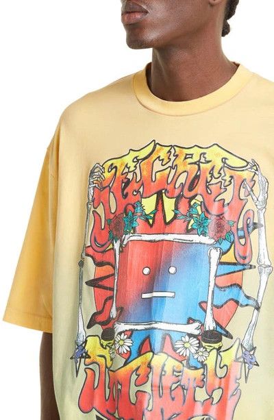 Acne Studios o1y1024 T-Shirt In Ocher Size US M / EU 48-50 / 2 - 2 Thumbnail