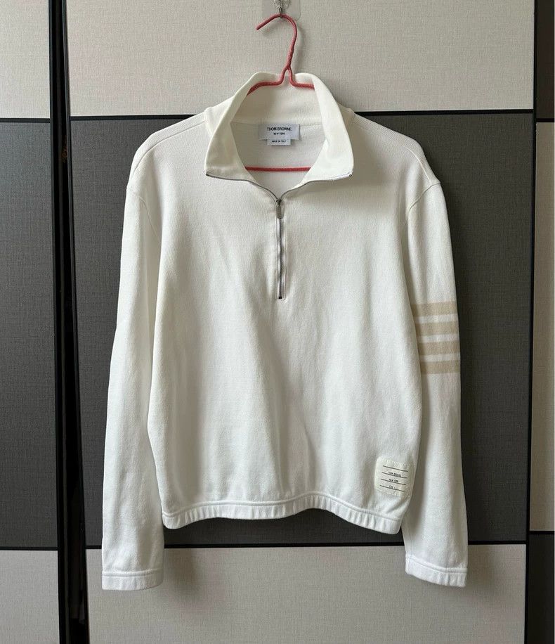 Thom Browne Thom Browne size1 Half zip jacket coat Size US S / EU 44-46 / 1 - 1 Thumbnail