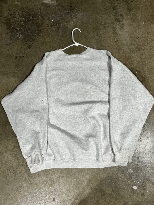 Jeep × Vintage Hanes Men's Grey Sweatshirt Size US XL / EU 56 / 4 - 2 Thumbnail