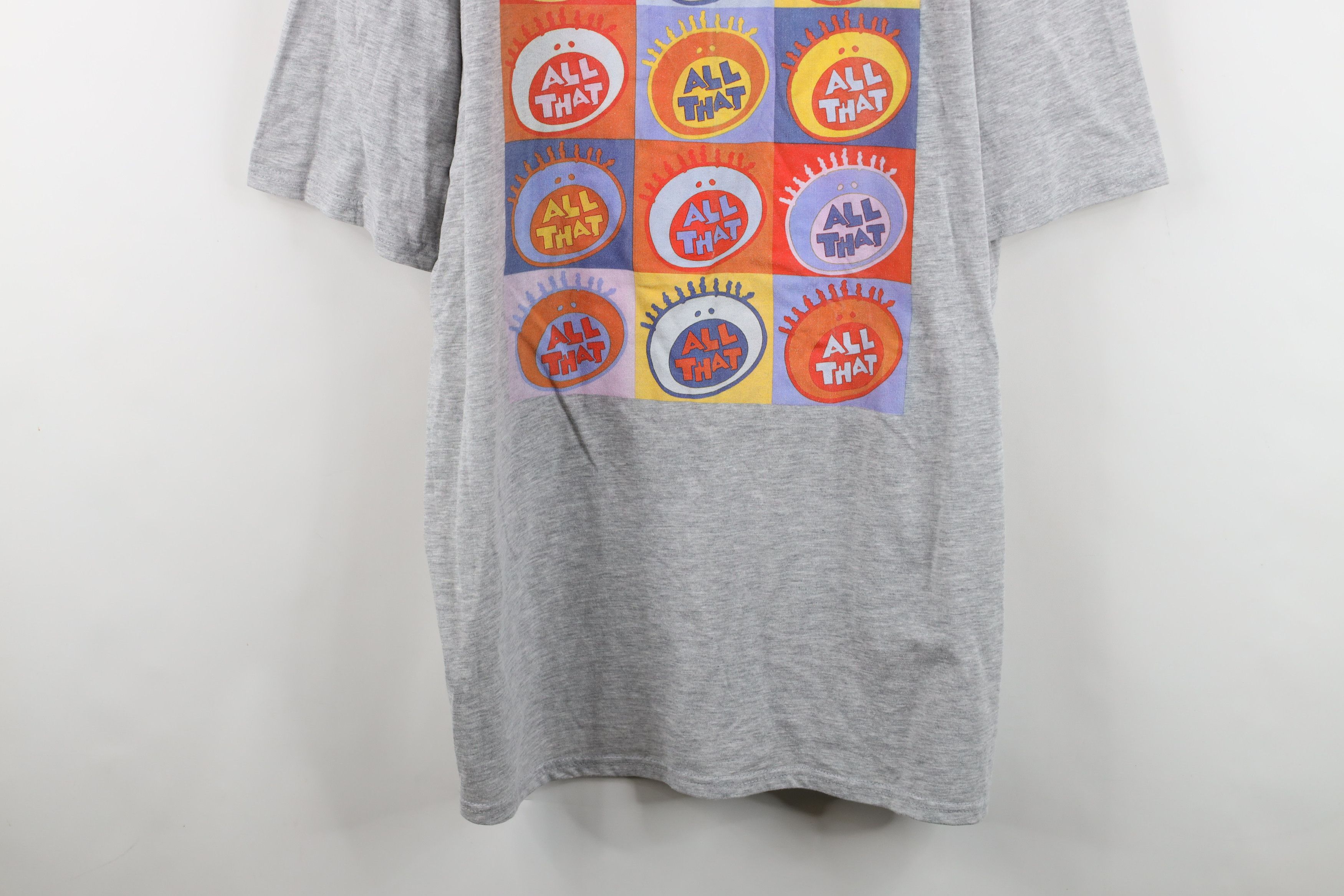 Vintage Retro Y2K Nickelodeon All That Short Sleeve T-Shirt Gray Size US XXL / EU 58 / 5 - 3 Thumbnail