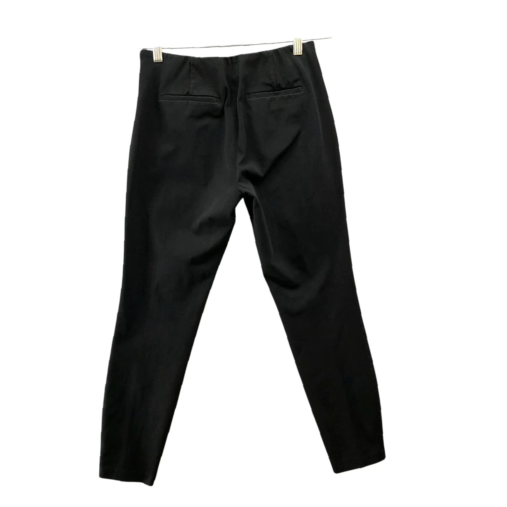 Uniqlo Uniqlo Skinny Ankle Dress Pants Womens S (26-27 inch) Black Side Zip Stretch Size 28" / US 6 / IT 42 - 2 Thumbnail