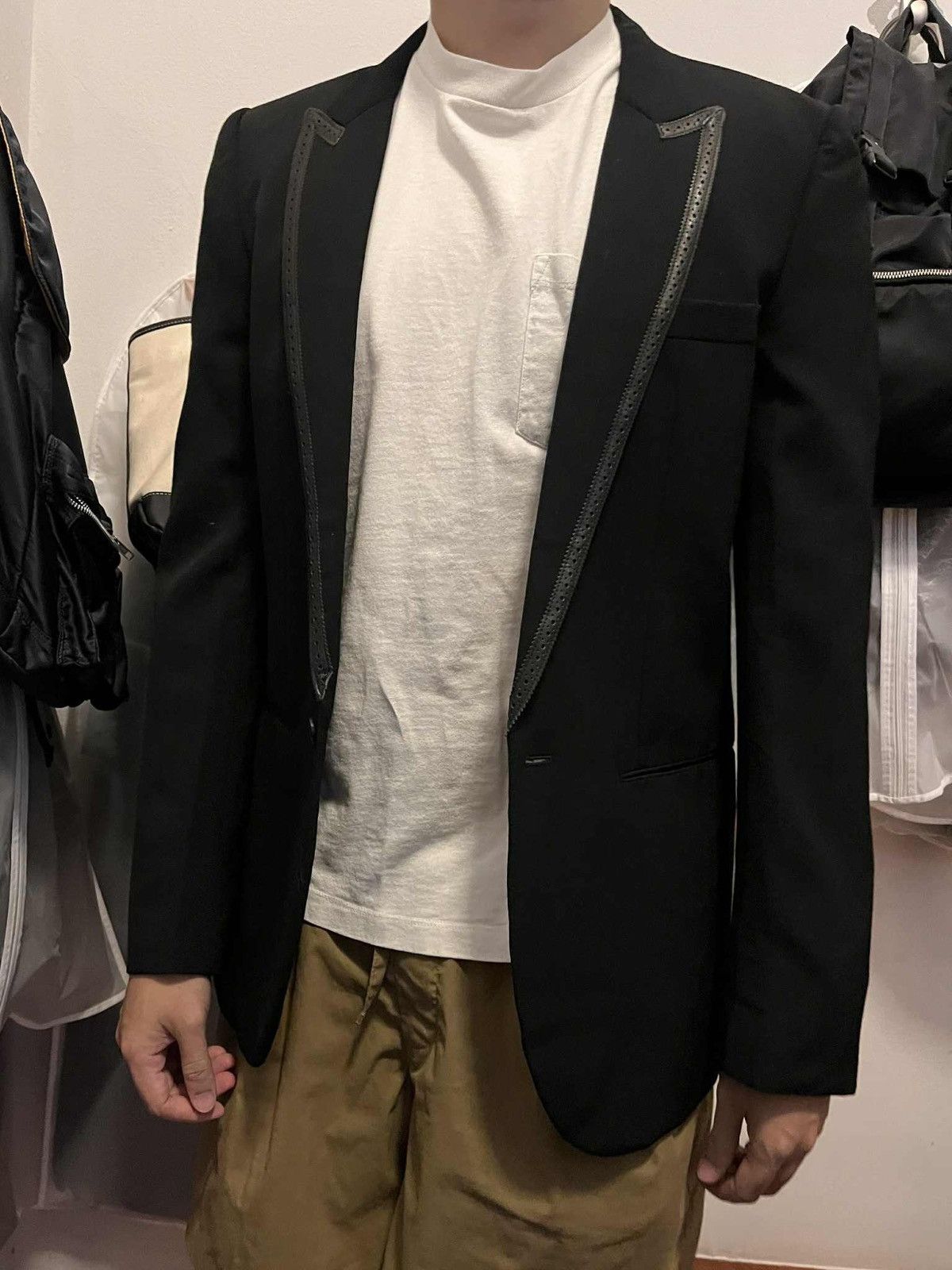 Number (N)ine Number(n)ine Runway AW06 “Noir” Blazer Wool Jacket Size US M / EU 48-50 / 2 - 15 Thumbnail