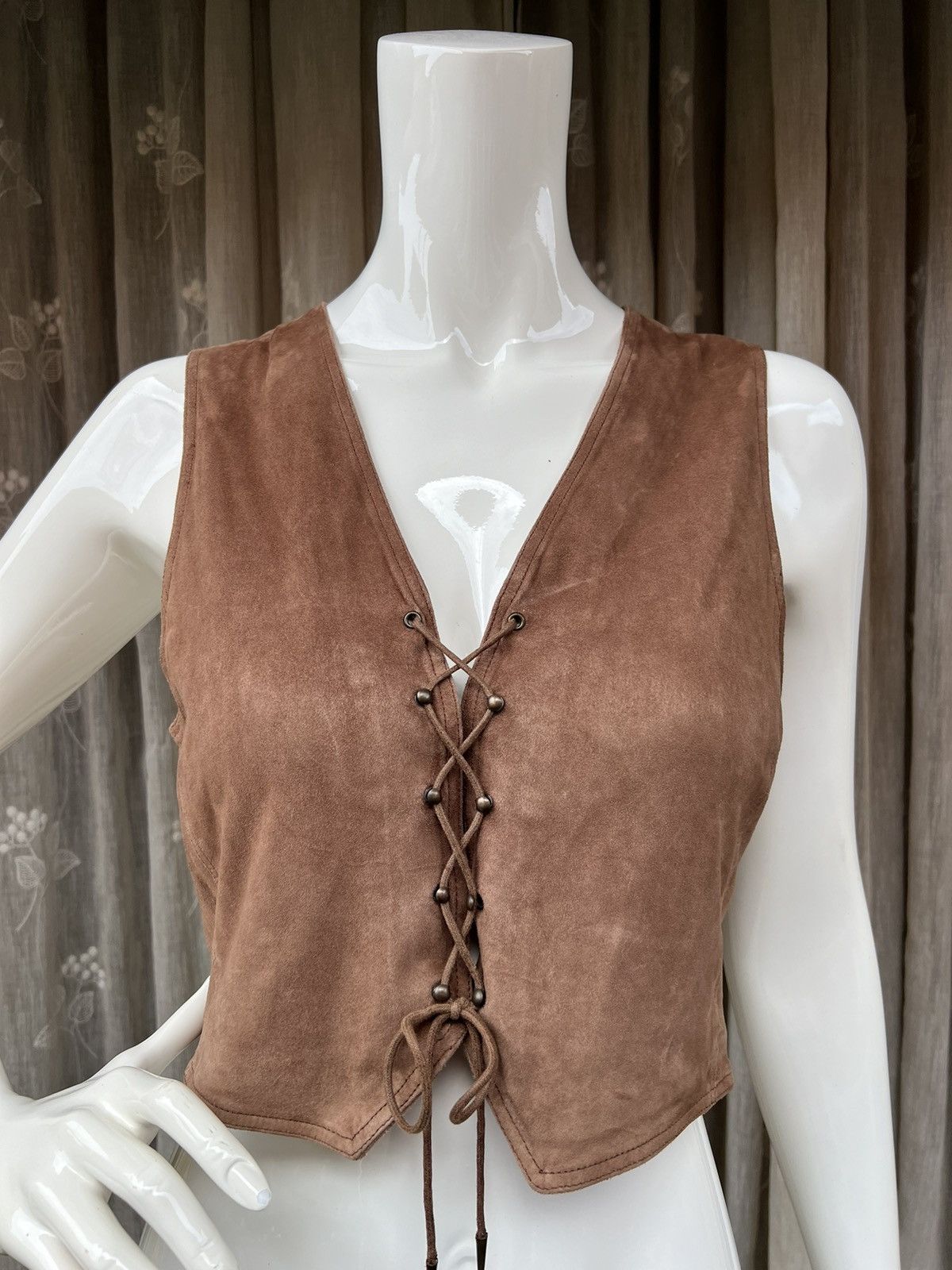 Prada Prada FW 1993 leather bustier Size M / US 6-8 / IT 42-44 - 2 Thumbnail