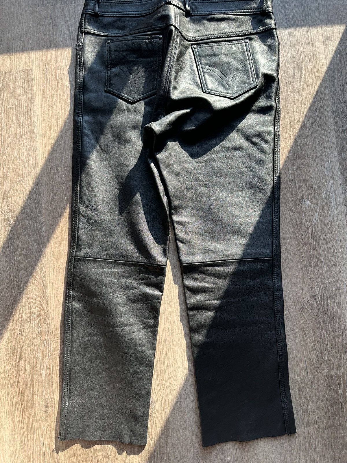 Other Custom Korean Calfskin Leather Pants Size US 34 / EU 50 - 2 Thumbnail