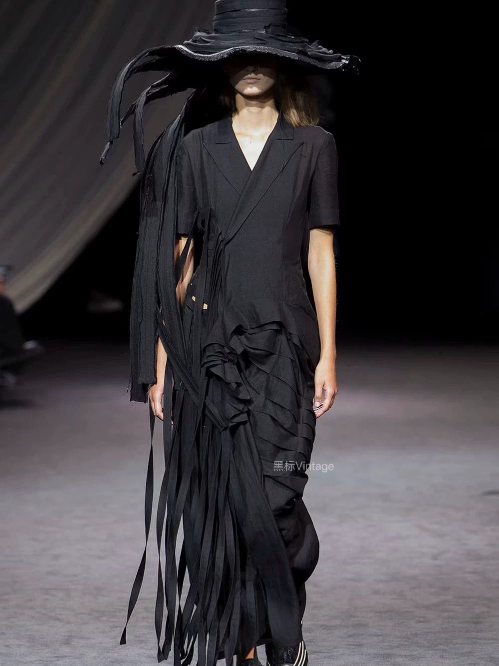 Yohji Yamamoto Yohji Yamamoto 20SS Archive Decon Washi-Linen Dress Size XS / US 0-2 / IT 36-38 - 1 Thumbnail