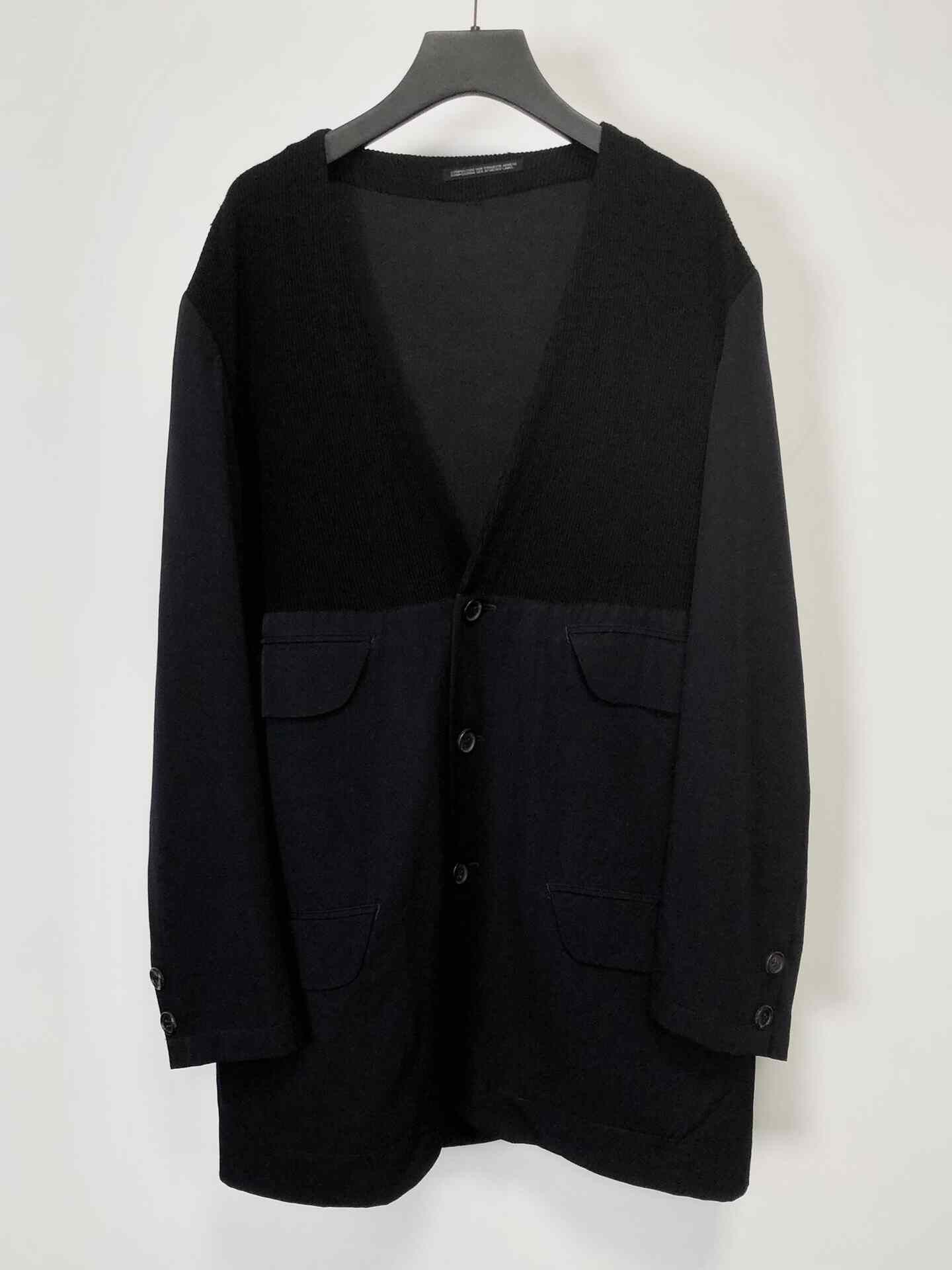 Yohji Yamamoto Yohji Yamamoto 96AW Paneled Coat Size US S / EU 44-46 / 1 - 1 Thumbnail
