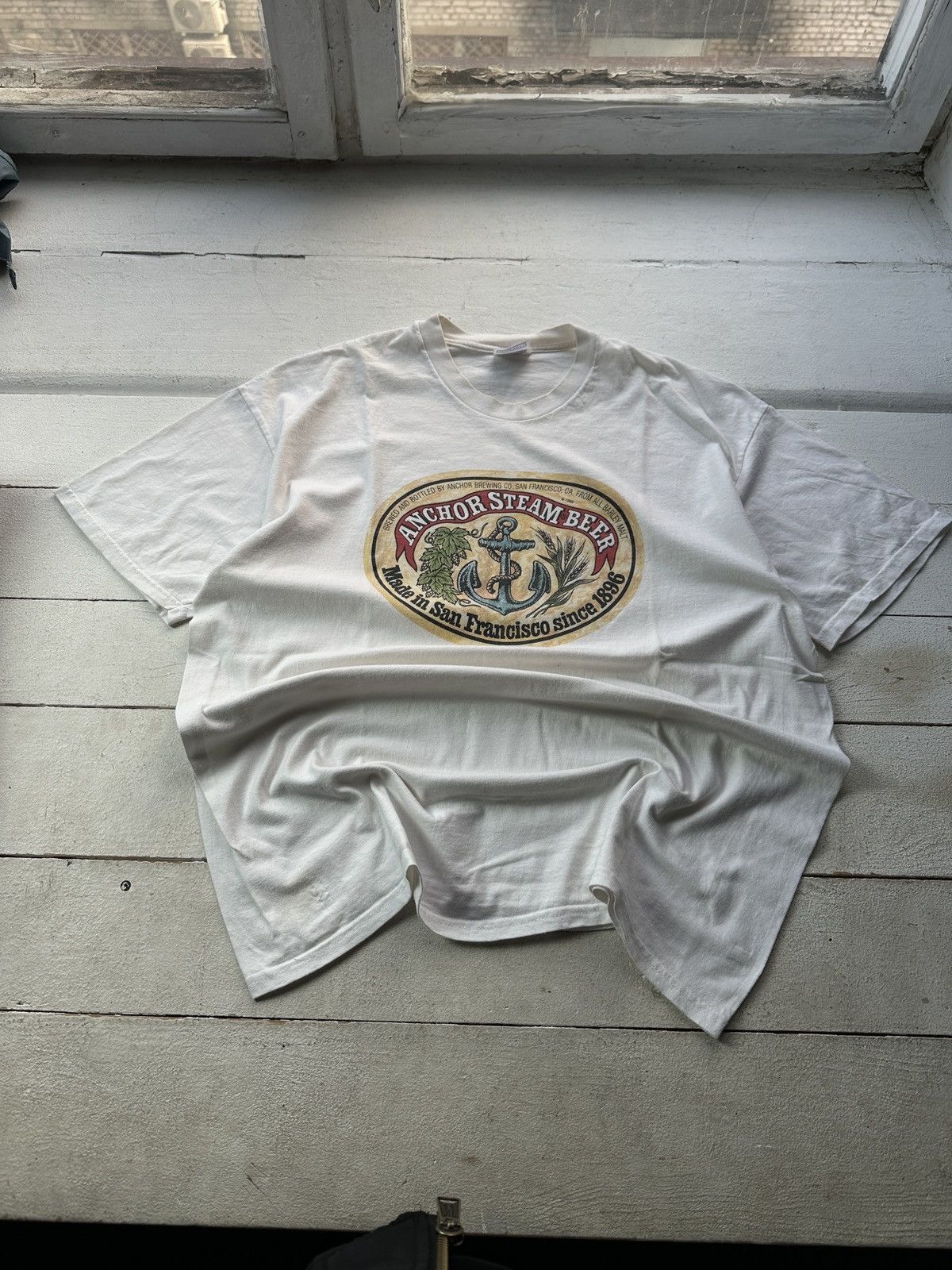Other 🚨ANCHOR STEAM VNTG BEER T Shirt Coors Budweister Carlsberg Size US XL / EU 56 / 4 - 1 Thumbnail