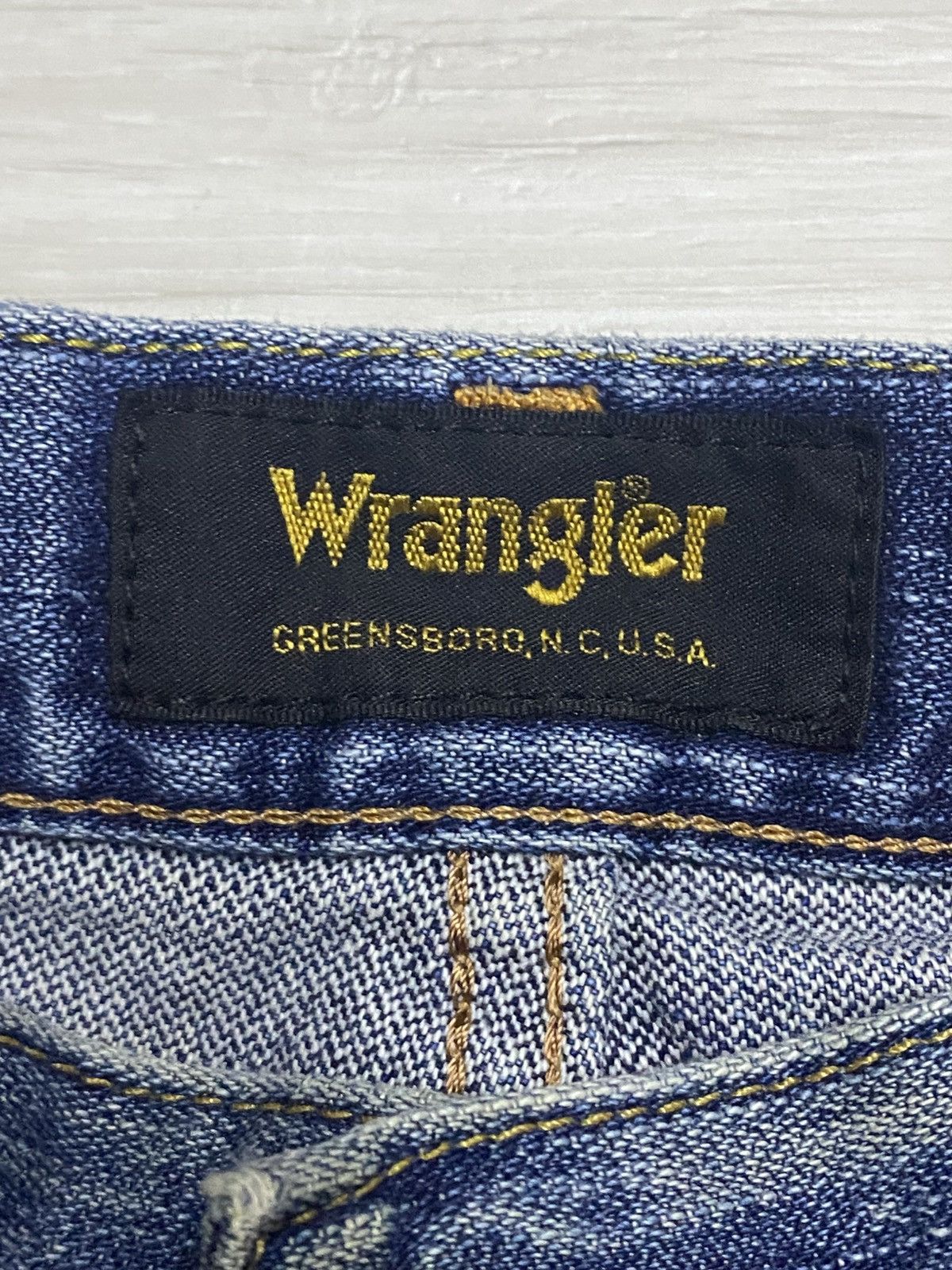 Wrangler Vintage Wrangler Greensboro USA Made in Japan Loose Jeans Size US 32 / EU 48 - 9 Thumbnail