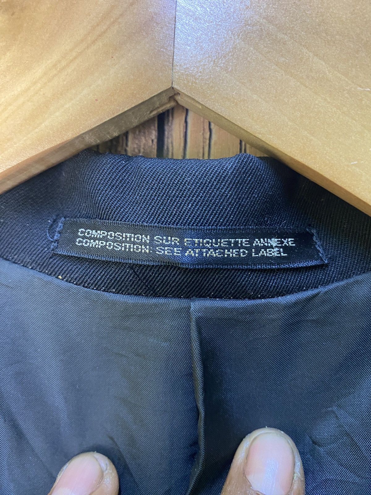 Yohji Yamamoto Yohji yamamoto signature run way vintage jacket 🔥🔥 Size US S / EU 44-46 / 1 - 9 Thumbnail