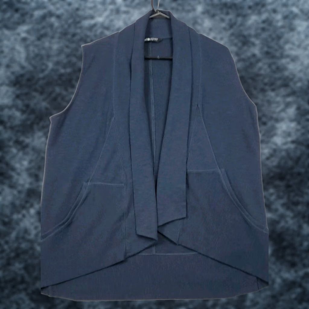 The North Face VINTAGE? The North Face Open Cardigan Womens XL Navy Blue Sleeveless Pockets Comfort Vest Size XL / US 12-14 / IT 48-50 - 1 Thumbnail