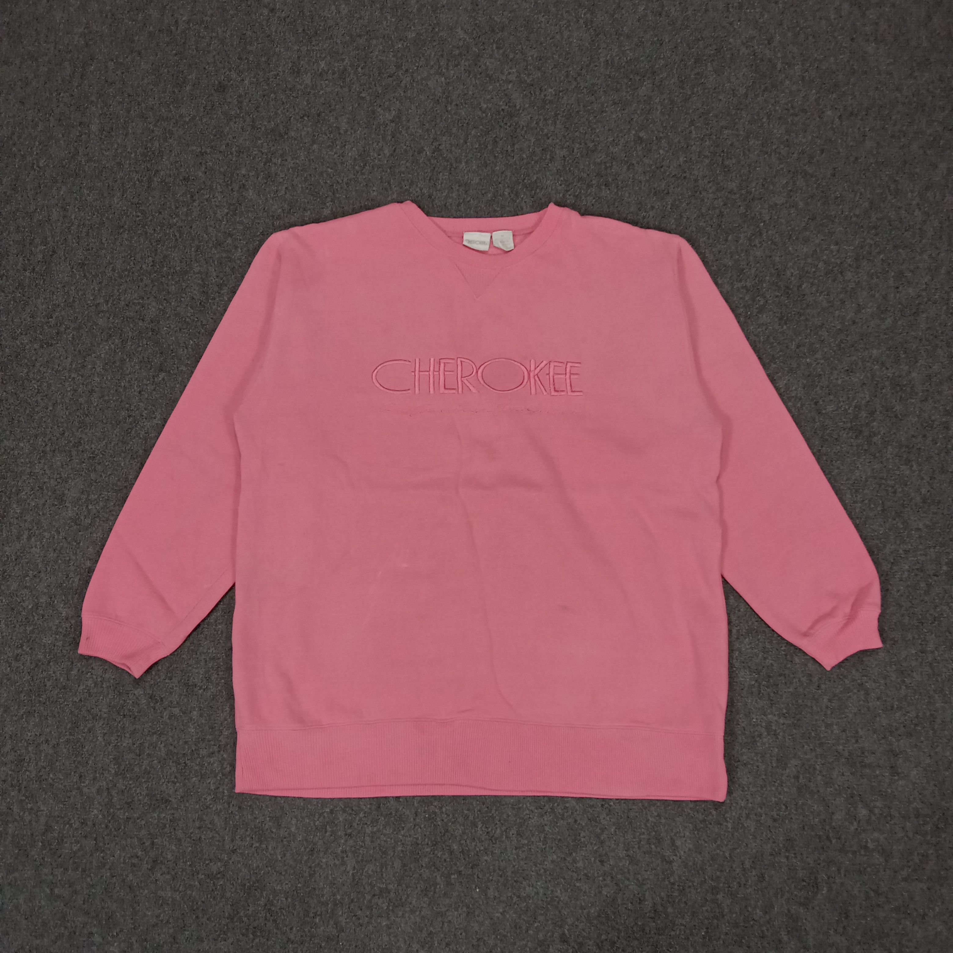 Cherokee × Vintage Cherokee Center Spell Out Design Sweatshirt Size US L / EU 52-54 / 3 - 1 Thumbnail