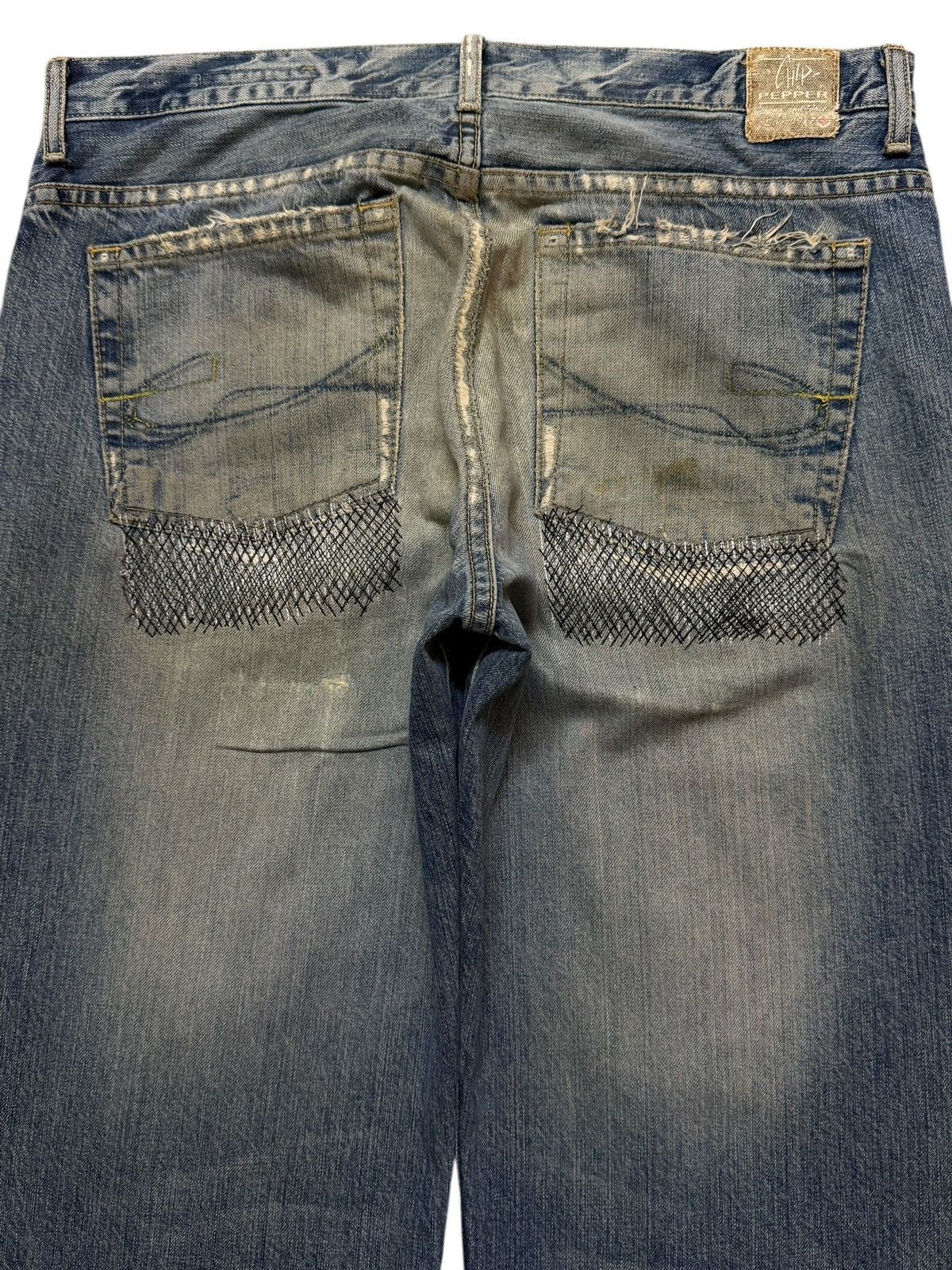 Chip & Pepper Vintage 90s Usa Chip & Pepper Mud Wash Distressed Wide Leg Size US 34 / EU 50 - 4 Thumbnail