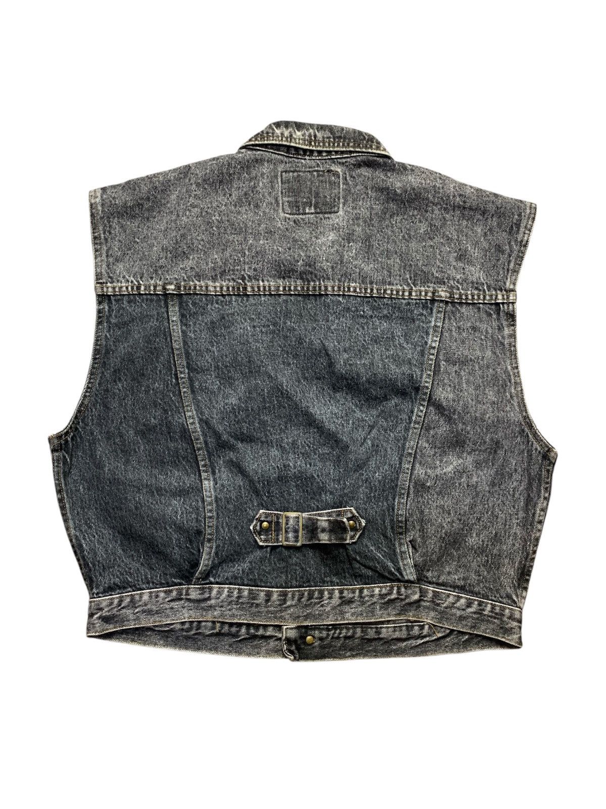 Big John 🐍 SOLD 🐍Vintage Big John Spana - Denim Vest Size US L / EU 52-54 / 3 - 2 Thumbnail