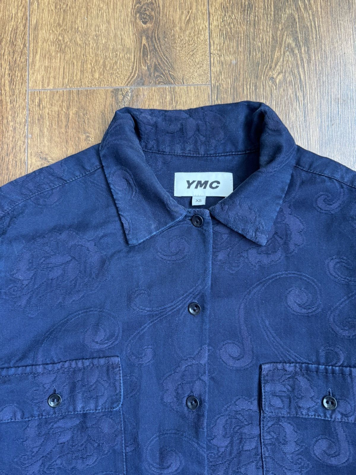 YMC YMC women’s navy blue flower pattern Xsmall Shirt Size XS / US 0-2 / IT 36-38 - 3 Thumbnail