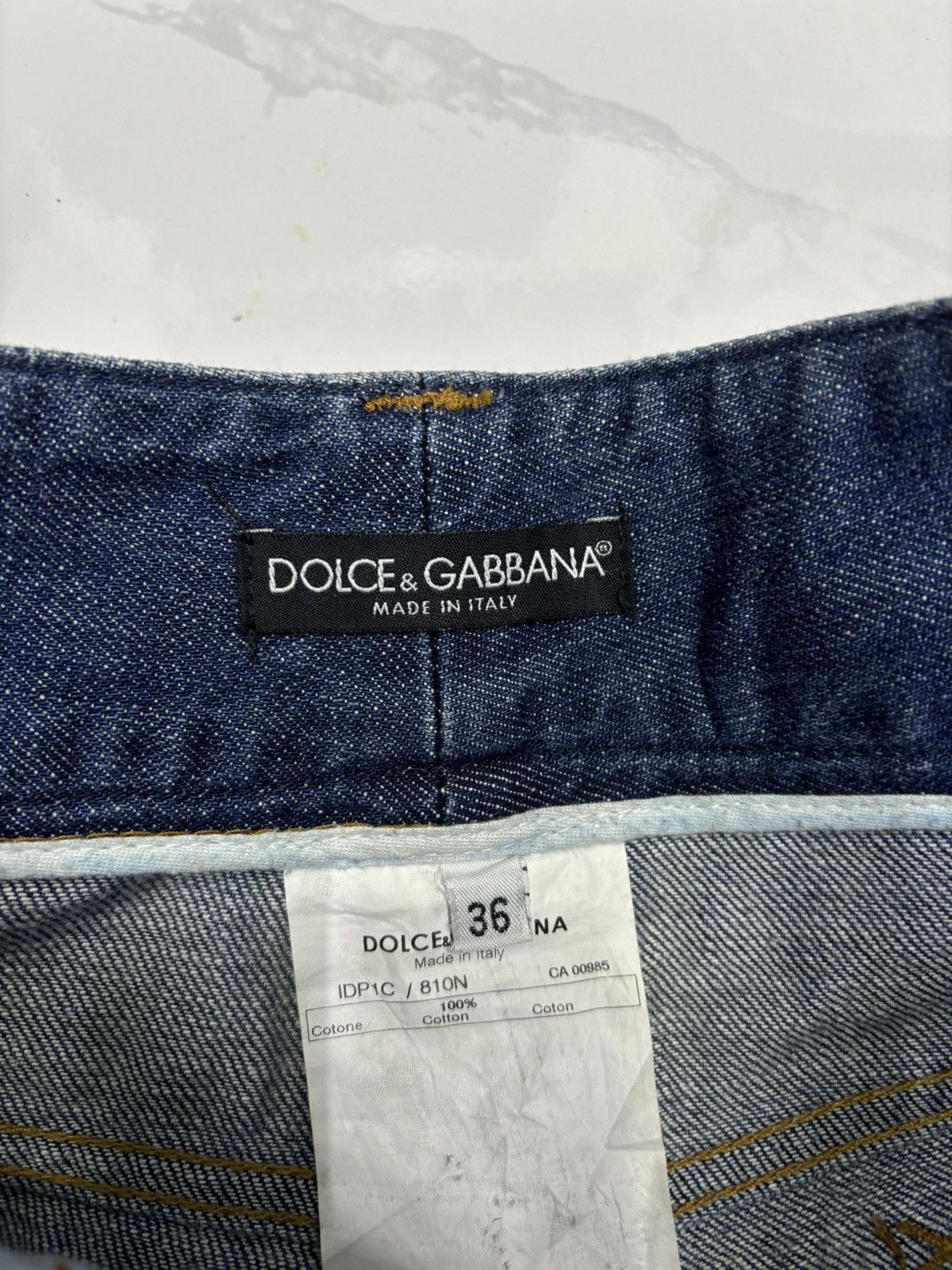 Dolce & Gabbana DOLCE & GABBANA SIDE LOGO DENIM JEANS Size 27" / US 4 / IT 40 - 8 Thumbnail