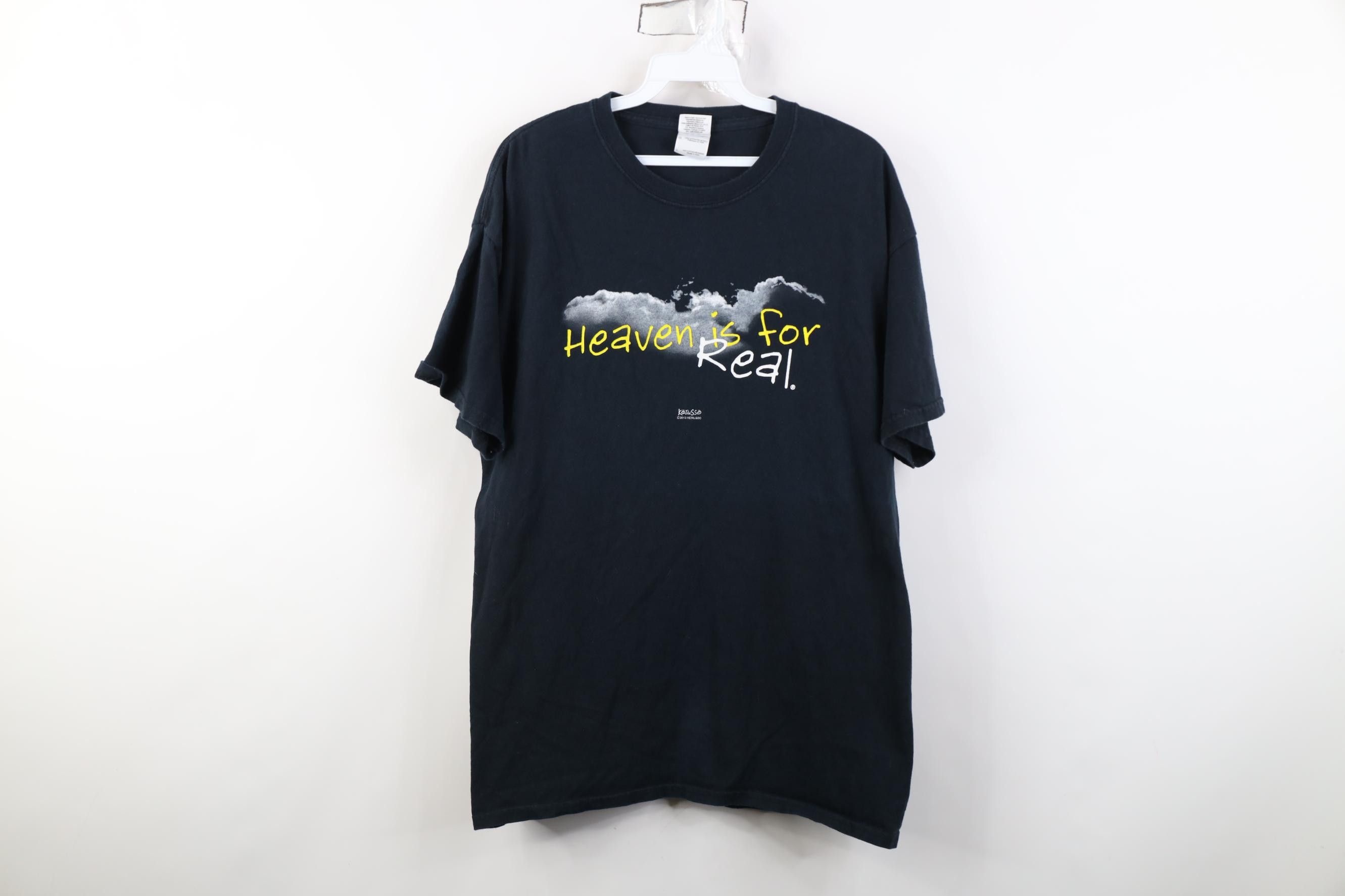 Vintage Vintage Y2K Christian Heaven Is For Real Hebrews T-Shirt Size US L / EU 52-54 / 3 - 1 Thumbnail