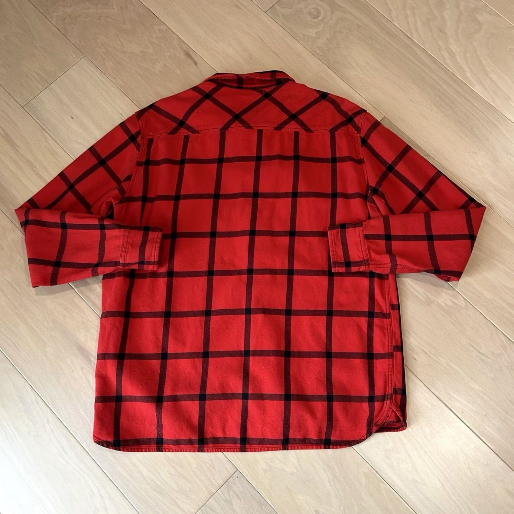 Topo Designs Topo Designs Mountain Flannel Button Up Red Shirt XL Men’s Long Sleeve Plaid Pocketed Casual Workwear Button-Up Size US XL / EU 56 / 4 - 5 Thumbnail
