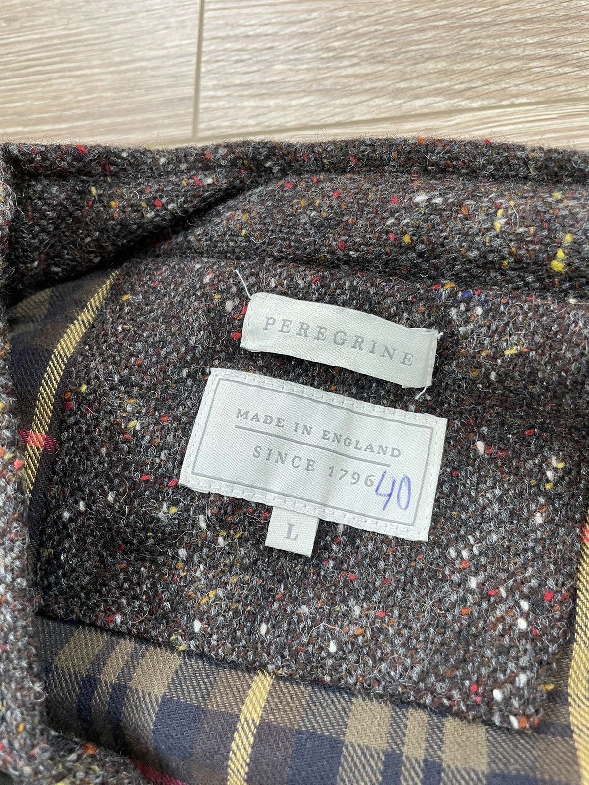 Harris Tweed × Peregrine Men’s Peregrine X Harris Tweed Herringbone Vest Jacket M/L Size US L / EU 52-54 / 3 - 9 Thumbnail
