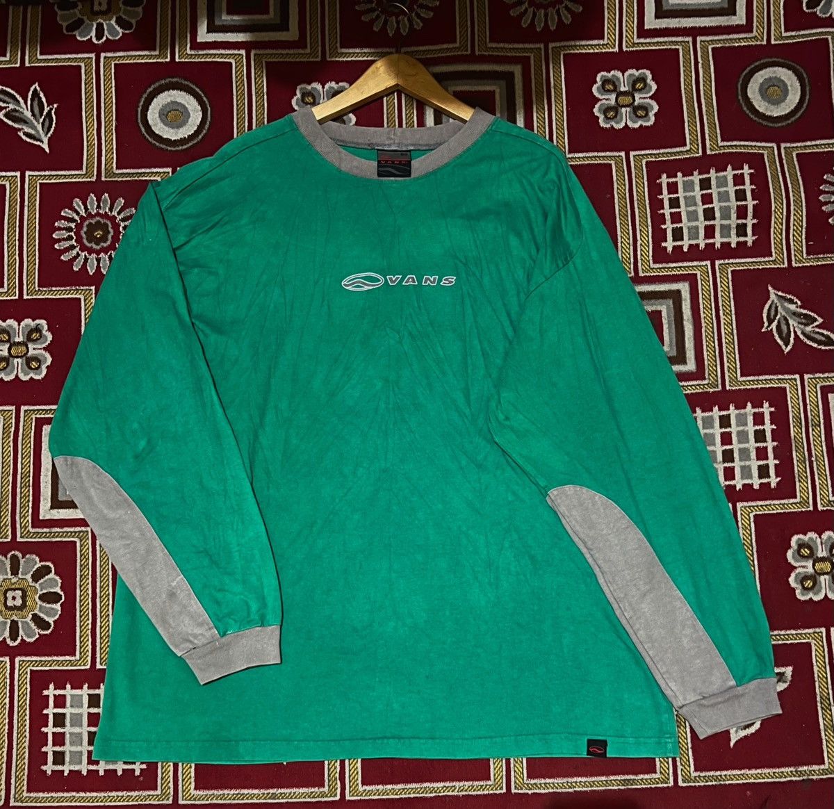 Vans Vintage Long Sleeve VANS Chromatic Logo Size US XL / EU 56 / 4 - 2 Thumbnail