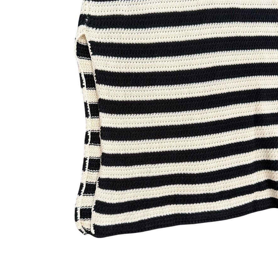 Jason Wu Jason Wu X RTR Striped Knit Dress in Black/Cream, Size S Size S / US 4 / IT 40 - 5 Thumbnail