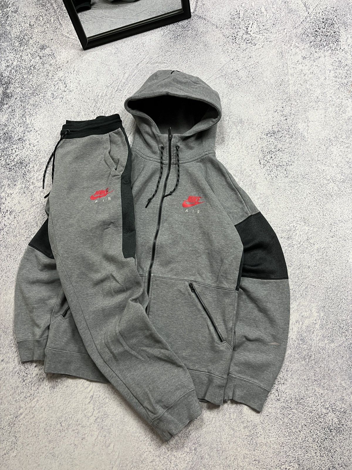 Nike × Other Nike Air Tech Fleece Tracksuit Hoodie+Sweatpants Drill Hype Size US S / EU 44-46 / 1 - 4 Thumbnail