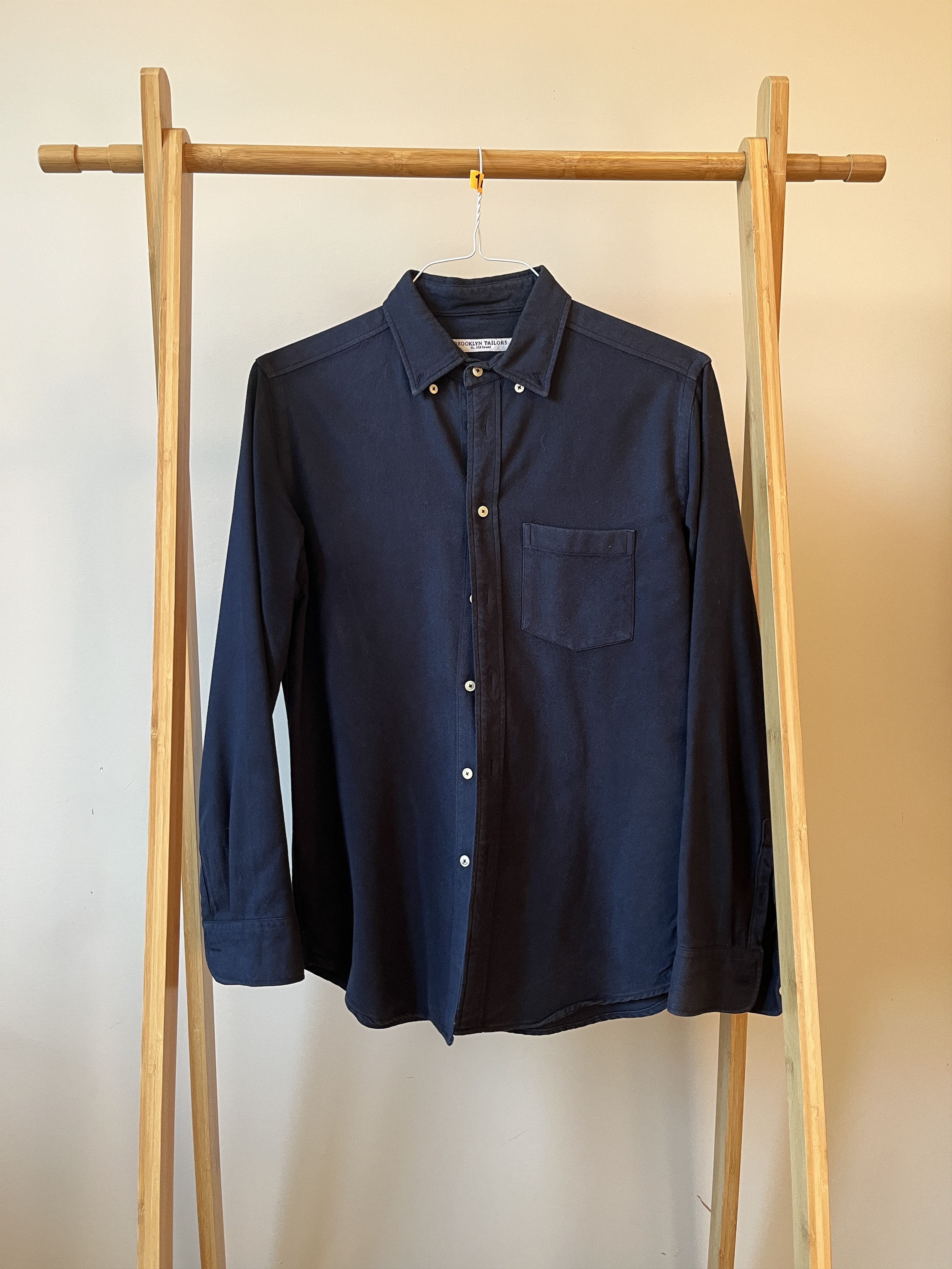 Brooklyn Tailors Brooklyn Tailors navy button-down shirt, 2 Size US S / EU 44-46 / 1 - 1 Thumbnail