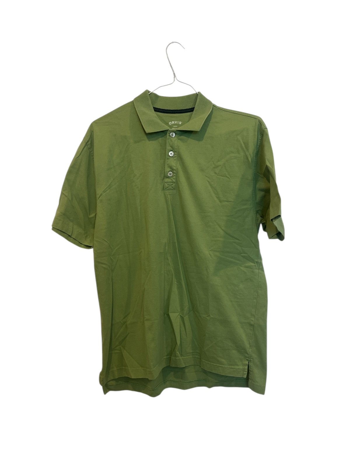 Orvis ORVIS Men’s Light Green Cotton Polo Shirt Size US L / EU 52-54 / 3 - 1 Thumbnail
