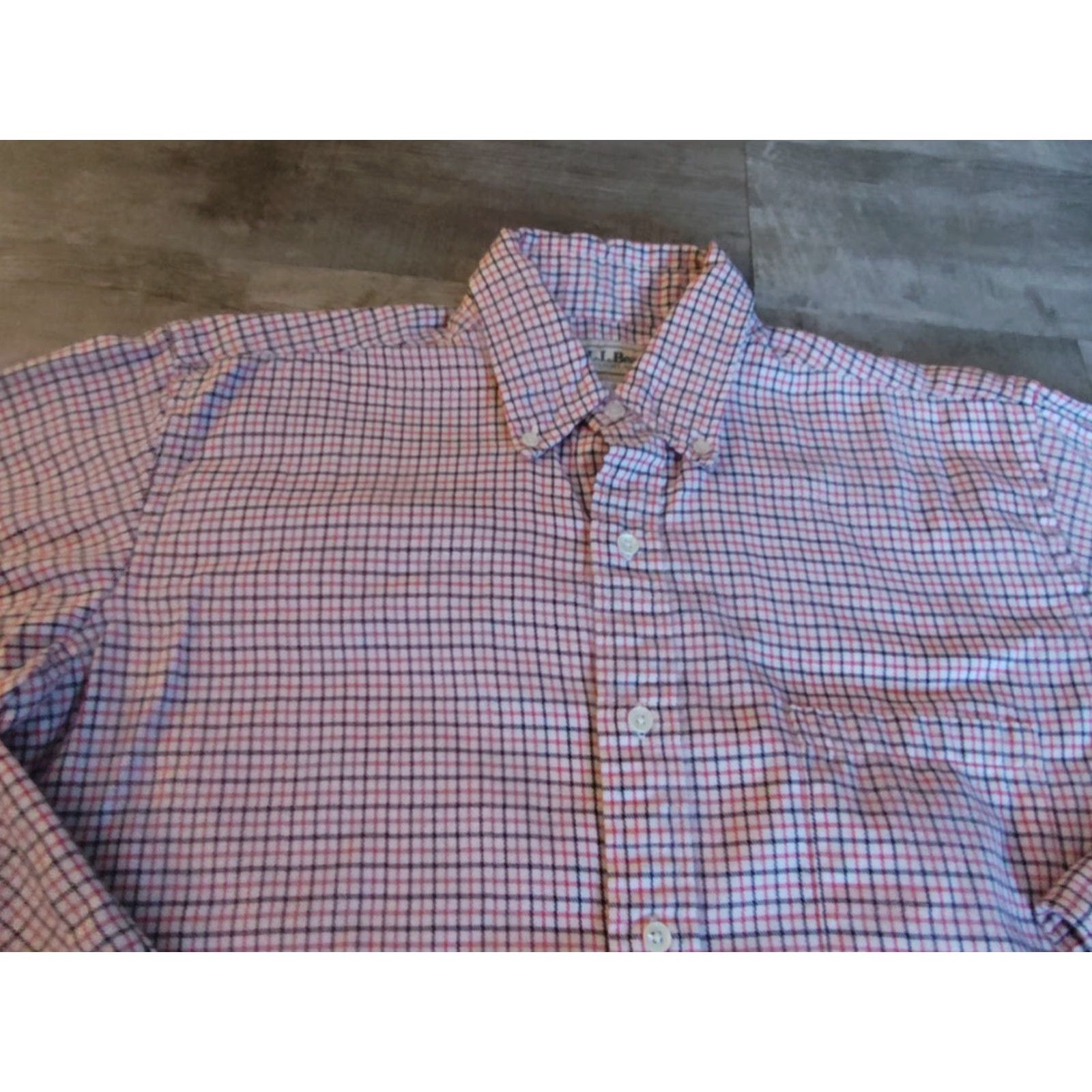 Vintage VINTAGE L.L. Bean Button-Up Shirt Mens M Red Black White Check Long Sleeve USA Made Retro Size US M / EU 48-50 / 2 - 6 Thumbnail