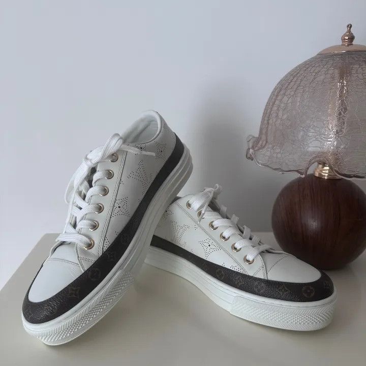Louis Vuitton Louis Vuitton Stellar Soft Calfskin Low-top Sneakers -2508 Size US 6 / IT 36 - 1 Thumbnail