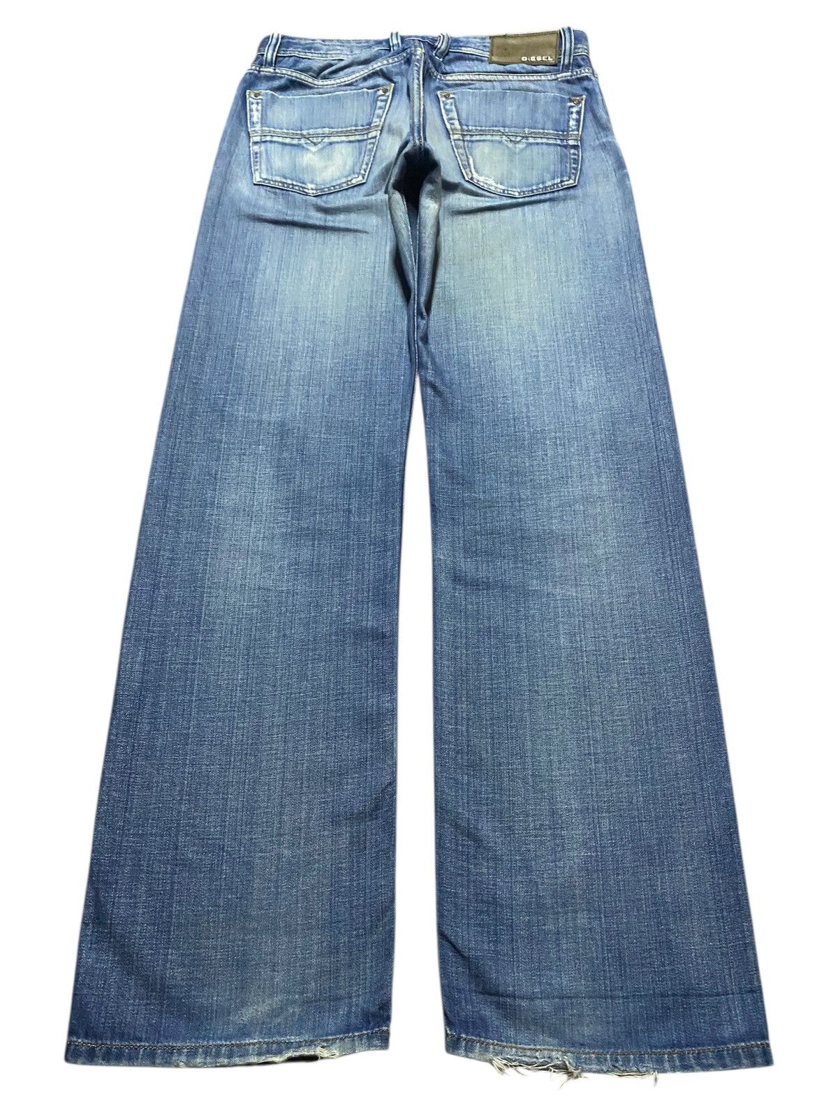 Diesel Vintage Diesel Kurren Wash 008KK Distressed Baggy Jeans Size US 31 - 2 Thumbnail