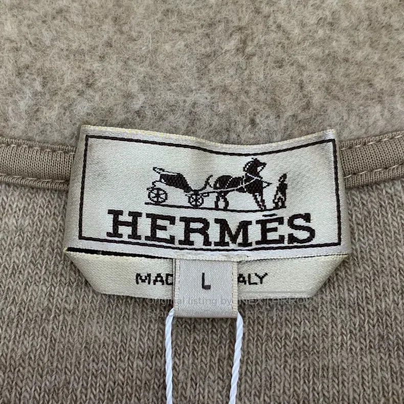 Hermes Hermes Brown Wool Hooded Drawstring Zip-Up Long Sleeve Jac Size L / US 10 / IT 46 - 5 Thumbnail