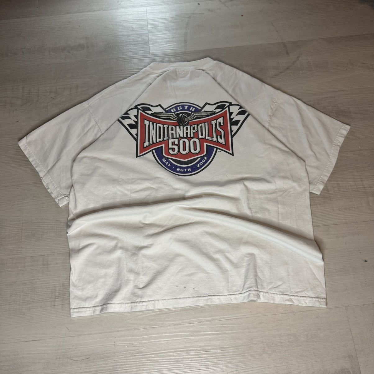 NASCAR × Vintage 2002 White NASCAR Indianapolis 500 Size US XL / EU 56 / 4 - 1 Thumbnail