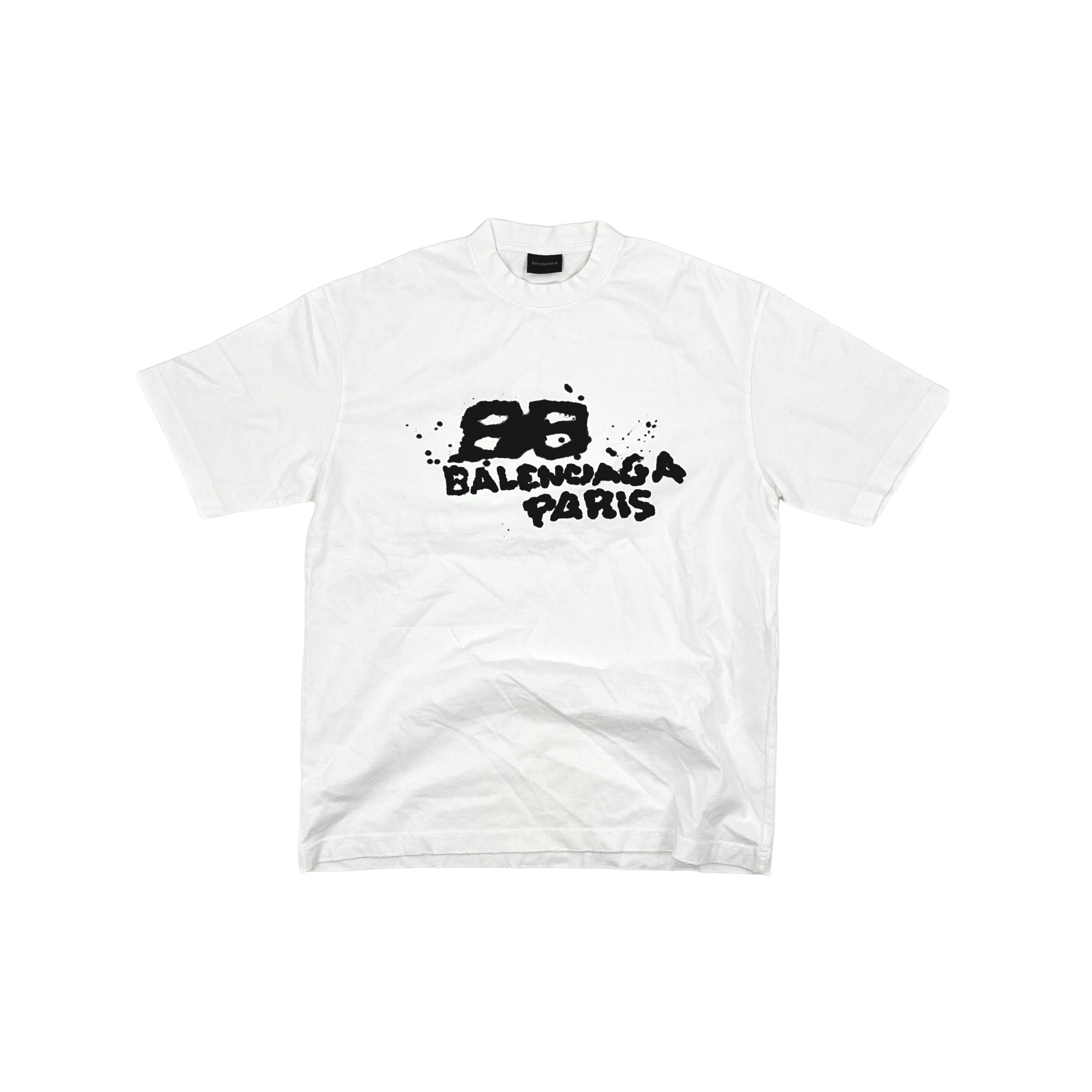 Balenciaga Balenciaga Logo Print T-Shirt XS Size US XS / EU 42 / 0 - 1 Thumbnail
