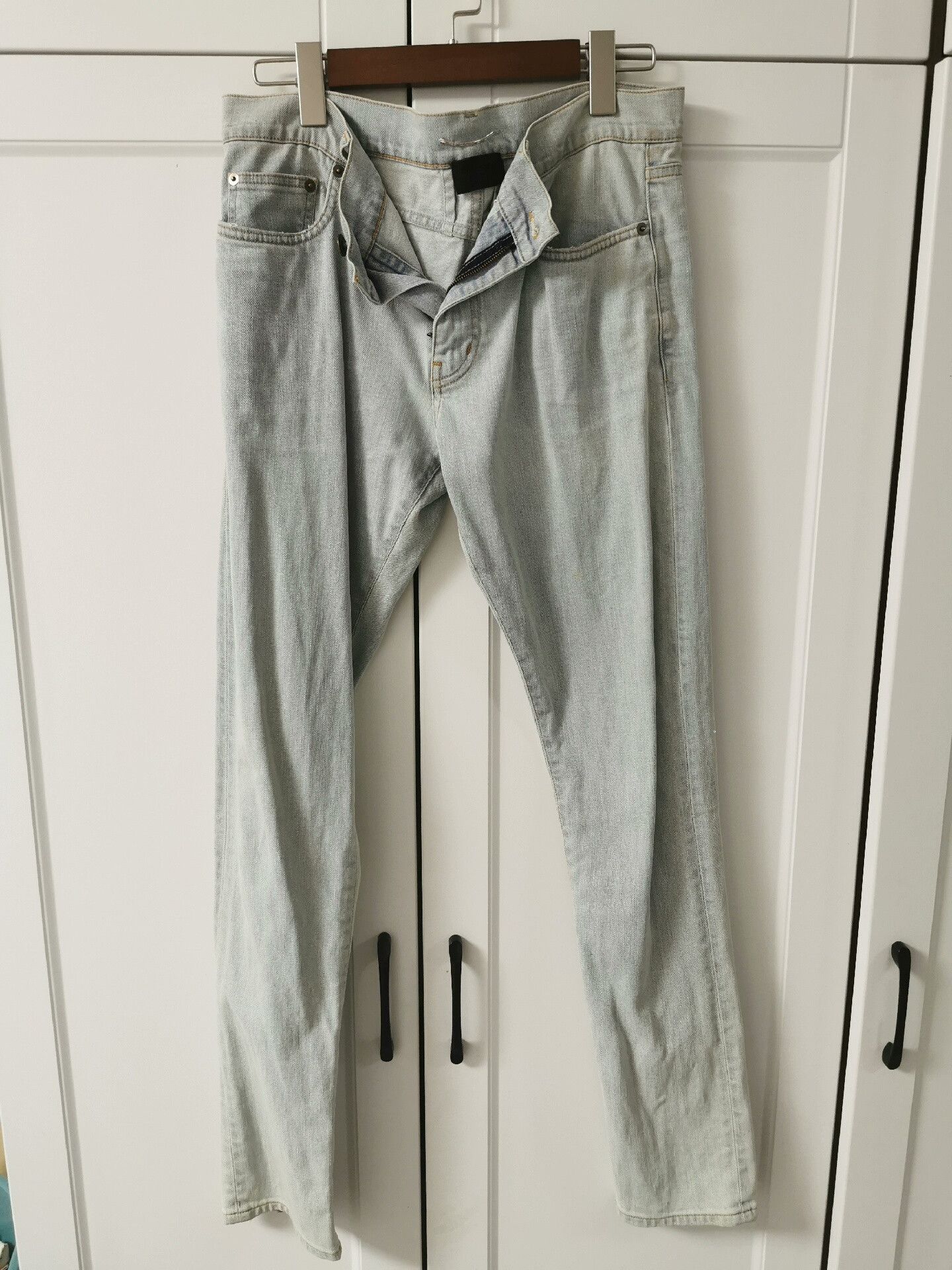 Saint Laurent Paris Saint Laurent Light Blue Jeans Size 30 Size US 30 / EU 46 - 1 Thumbnail