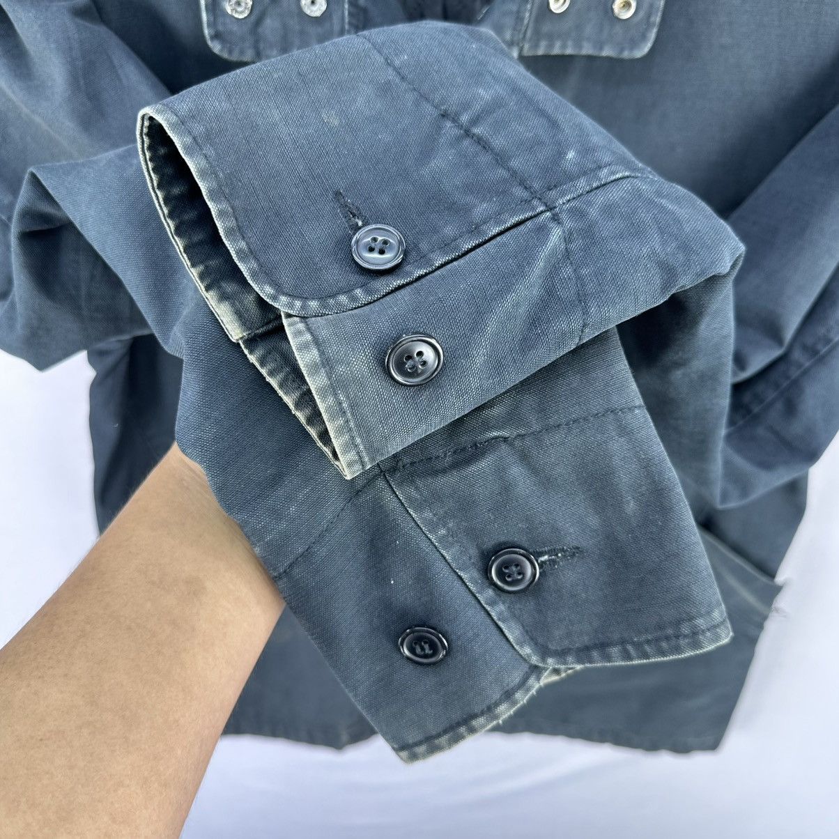 RAGEBLUE Vintage 90's RAGEBLUE Japan Chore Jacket Workwear Size US M / EU 48-50 / 2 - 15 Thumbnail
