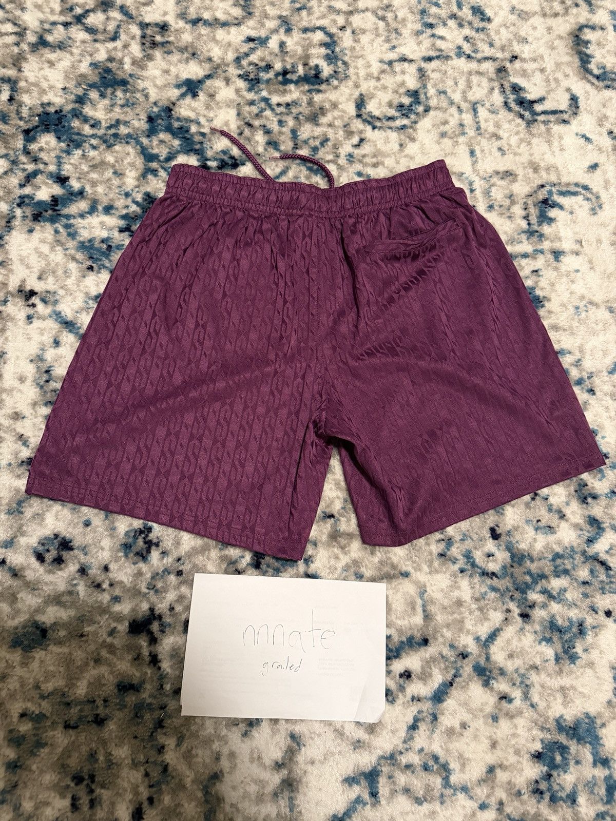 Stussy Purple Mesh Stussy Shorts Size US 32 / EU 48 - 2 Thumbnail