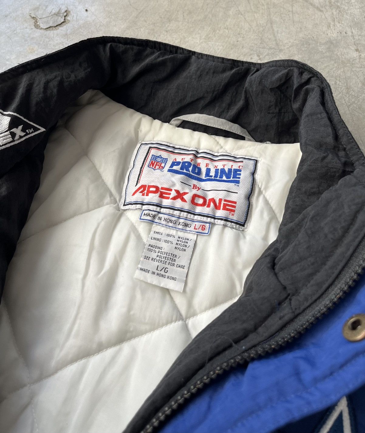 Apex One Vintage Apex One NFL Dallas Cowboys Men's Bomber Jacket 90s Size US XL / EU 56 / 4 - 8 Thumbnail