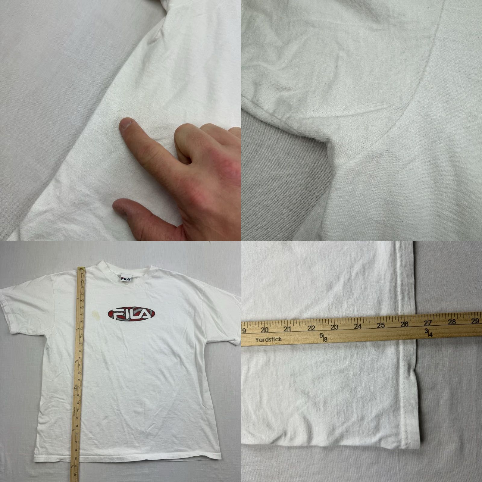 Fila VINTAGE FILA Shirt Adult XL White Logo 90s Mens XL White Logo VTG 90s Size US XL / EU 56 / 4 - 8 Thumbnail