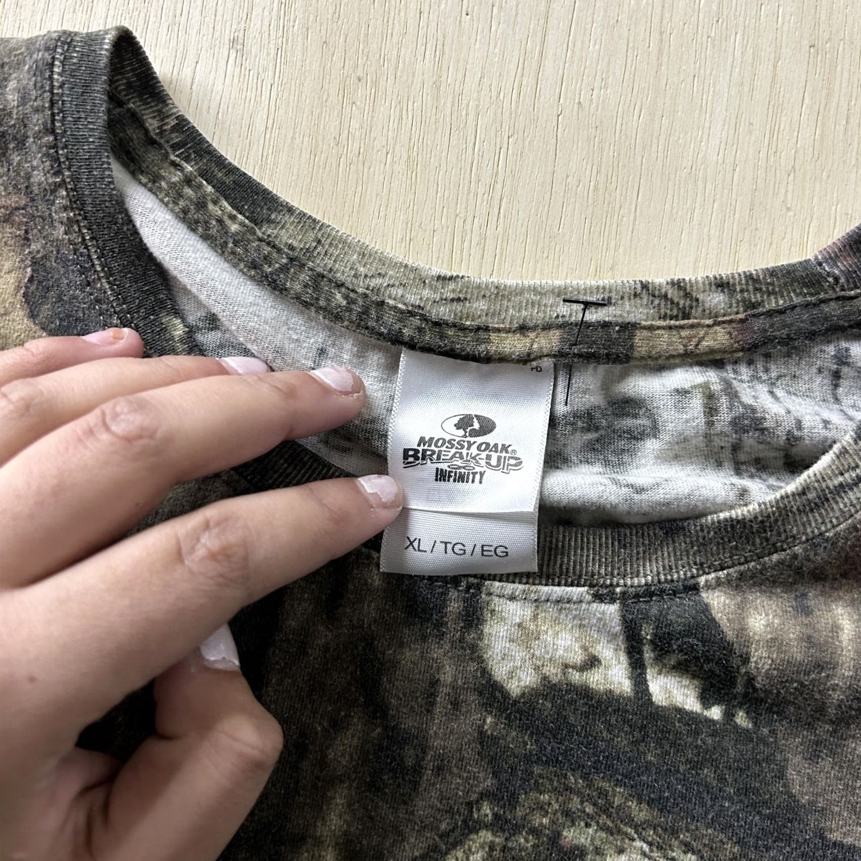 Vintage Y2K Mossy Oak Break-Up Infinity Shirt Womens XL Brown Camo Hunting Tee Outdoor Shirt Size XL / US 12-14 / IT 48-50 - 3 Thumbnail