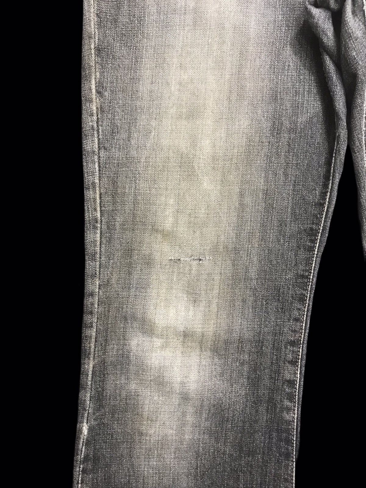 Edwin 💥THRASHED💥ARCHVL EDWIN 800SX BOTTOM DISTRESSED DENIM F244 Size US 31 - 6 Thumbnail