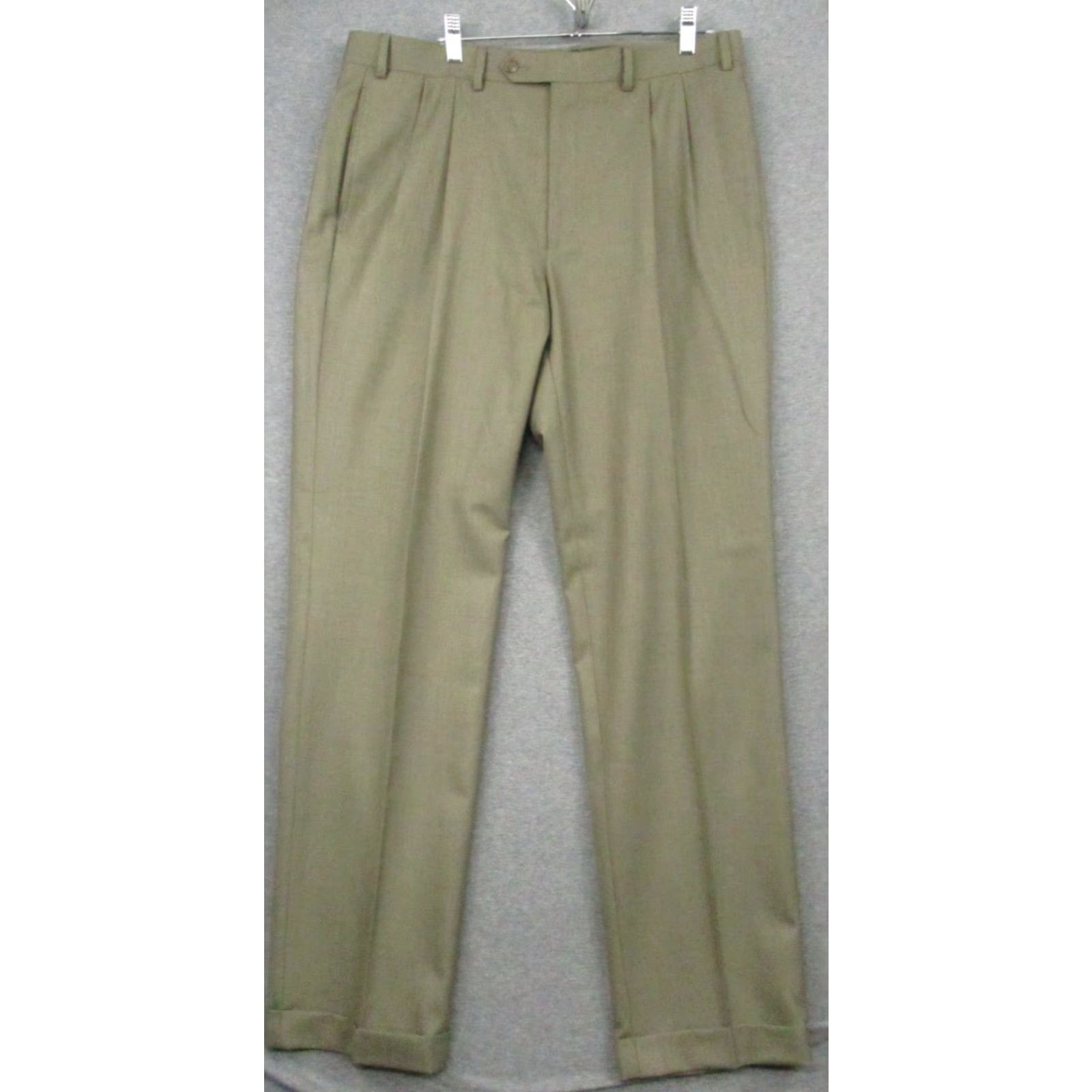 Ralph Lauren Lauren Ralph Lauren Dress Pants Beige 36x34 Polyester Pleated Regular Mens Pants Size US 36 / EU 52 - 2 Thumbnail
