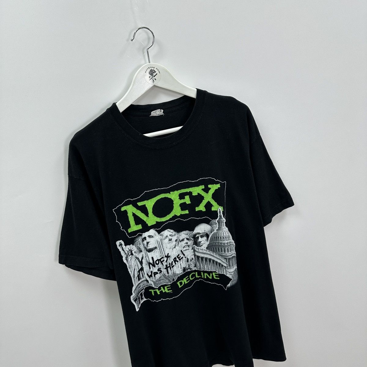 Band Tees Vintage 00s NOFX The Decline rock band tee Liberty punk core Size US XL / EU 56 / 4 - 4 Thumbnail
