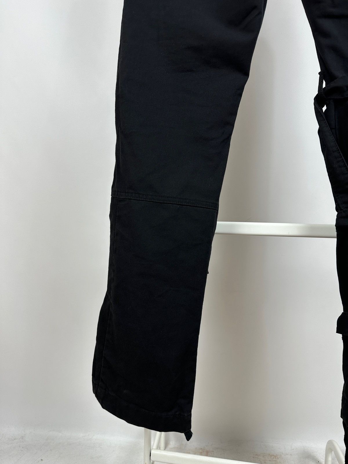 Japanese Brand Vintage Gothicana By EMP Punk Bondage Black Cargo Pants Size US 30 / EU 46 - 22 Thumbnail